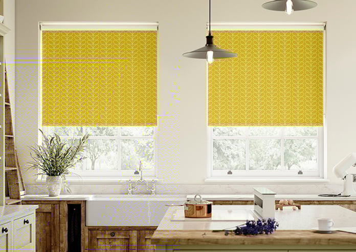 Orla Kiely Linear Stem, Sunflower - Twist&Fit Roller Blind - Image 3